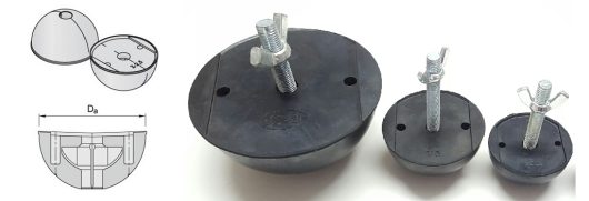 Precast Rubber Recess Former for T-Anchors