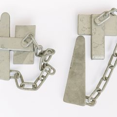 The formwork PMI panel wedge and clip set is specifically used on PMI formwork panels. The clip is inserted into the PMI slot in the panel and the wedge is inserted into the clip by sliding the wedge tightly through gap in the clip.