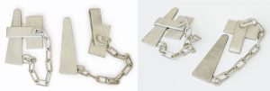 The formwork PMI panel wedge and clip set is specifically used on PMI formwork panels. The clip is inserted into the PMI slot in the panel and the wedge is inserted into the clip by sliding the wedge tightly through gap in the clip.