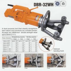 DBR-32WH Portable Rebar Straightener and Bender